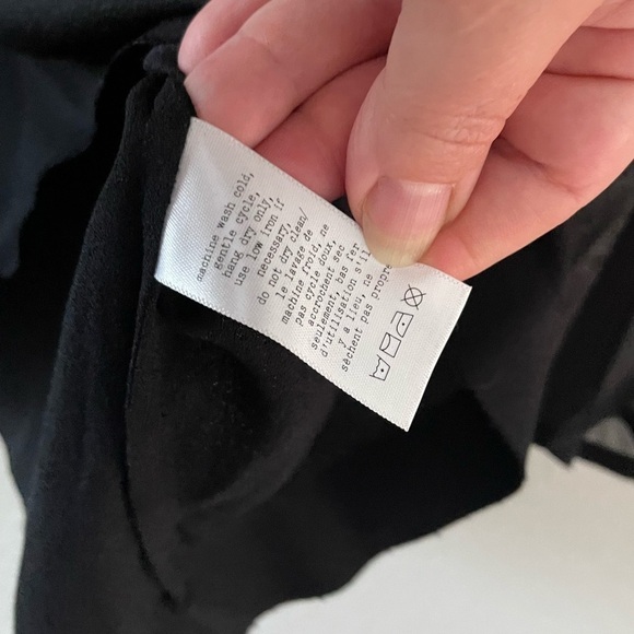 Rag & Bone Sheer Long Sleeve Viscose Top - Picture 7 of 9